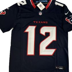 Houston Texans football uniform No.12 jersey