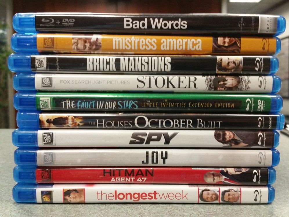 Blu-rays Movie Lot of 10