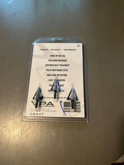 Broadhead 3 pack.(VPA)