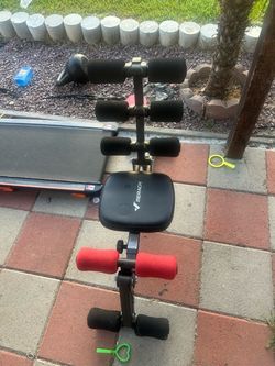 Weight Bench, Multi-Functional Full-Body Dumbbell Workouts, 300lbs Capacity Triangular Structure, Ergonomic Padd