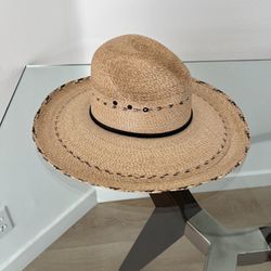 Texas Hat Company Cowboy Hat, 6 5/8, Excellent Condition, Genuine Palm Leaf