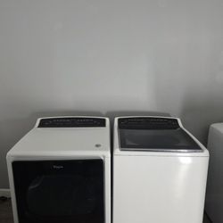 WHIRPOOL WASHER AND DRYER SET BOTH ELECTRIC XL CAPACITY 5.3 CU GOOD CONDITION HEAVY DUTY DELIVERY AVAILABLE FOR EXTRA FEE WE DO REPAIRS 