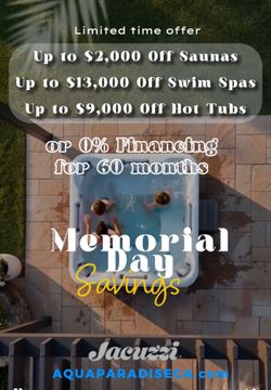 Jacuzzi Clearance Event