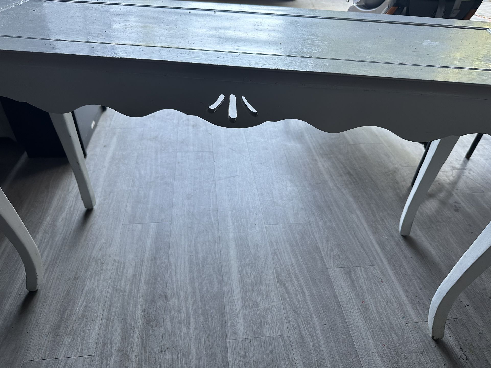 long white table
