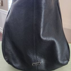 Black Leather Coach Bag 