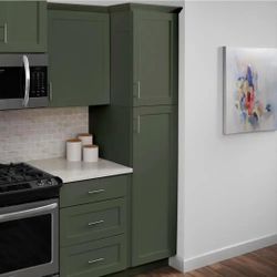 New Kitchen Pantry Cabinet & Refrigerator Panels 