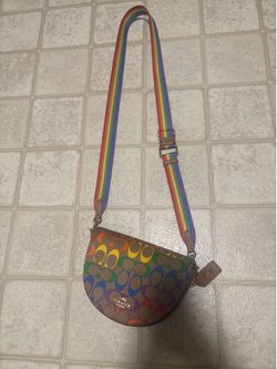Coach Pride Rainbow Signature Crossbody Bag