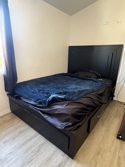 Black Queen Bed Frame