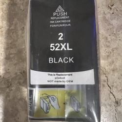 252XL Generic ALL BLACK Printer Ink SET OF FOUR