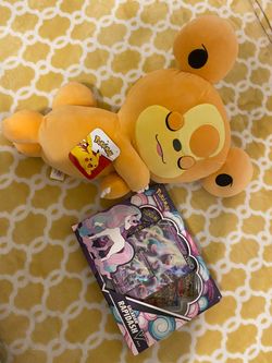 Pokemon Galarian Rapidash V Box with Teddiursa Plush