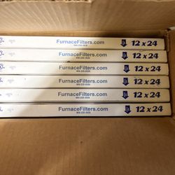 16X24X1 PLEATED PANEL AIR FILTERS (6)