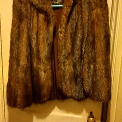 Vintage Real Fox Fur Jacket.  Excellent Condition 