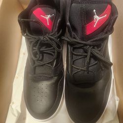 Jordan Fadeaway, Black, Red And White Size 12