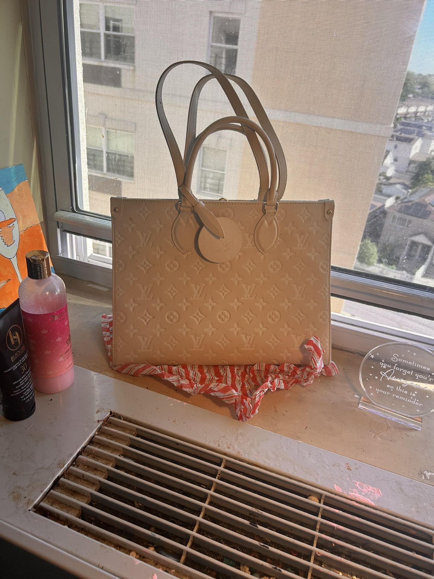 Louis Vuitton Tote Bag β Monogram Embossed Leather