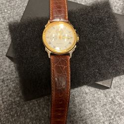 Fossil leather watch