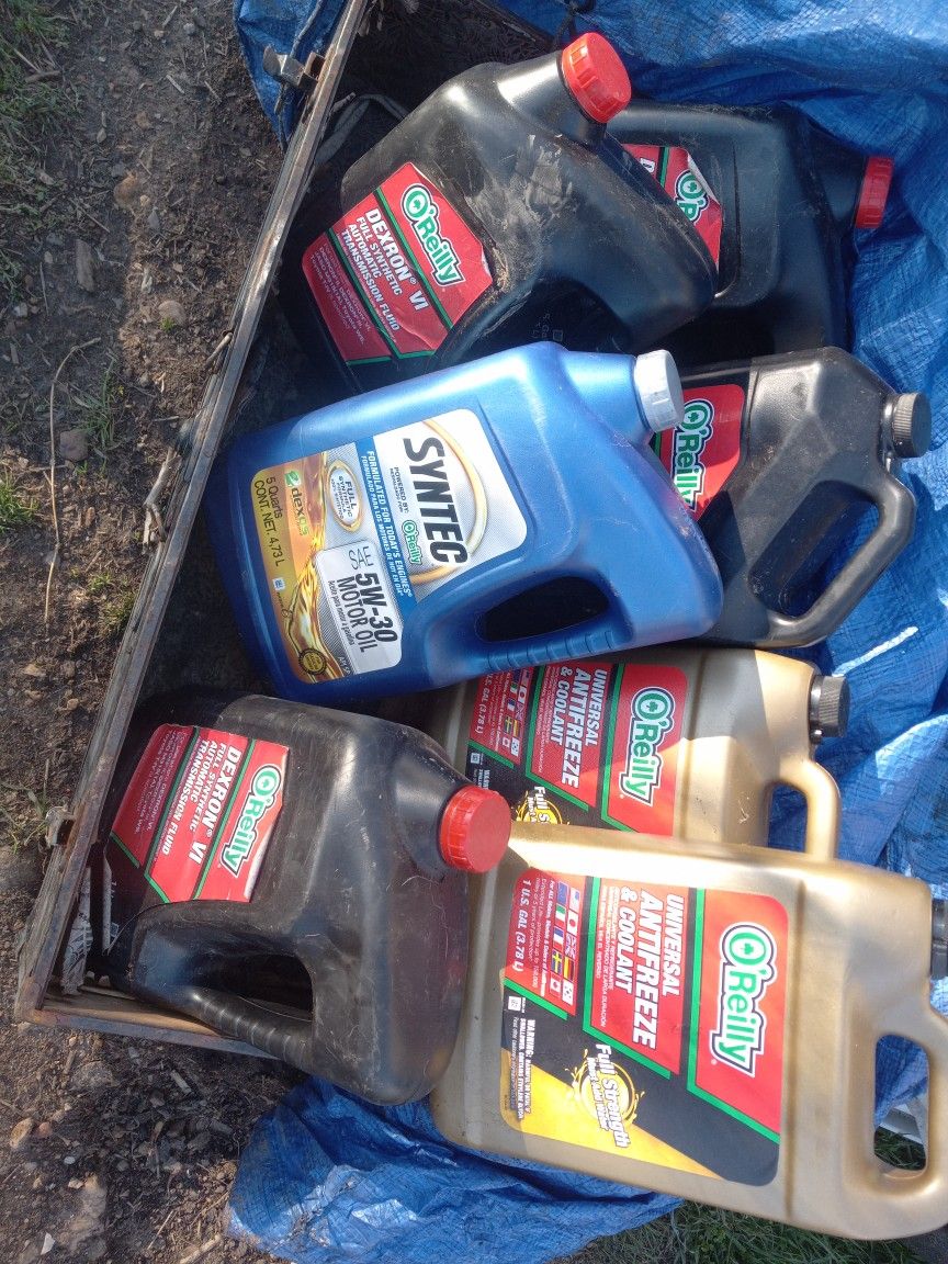 Oil, Antifreeze, And Transmission Fluid