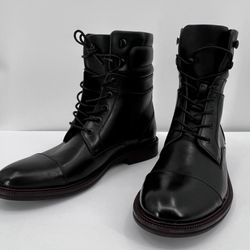 Kenneth Cole Reaction “Let’s Roll” Cap Toe Black Boot | Men’s 9.5 