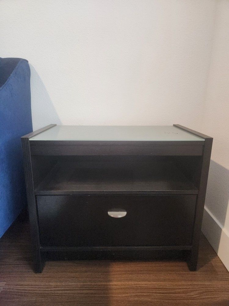 Wood End Table