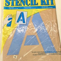 Never opened, Headline Stencil Kit in 12-inch size