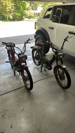 Pair of Vintage Mopeds