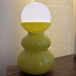Mid Century Modern Globe Light - Wireless Touch Lamp