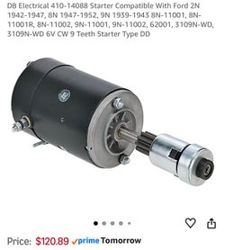 New DB Electrical (contact info removed)8 Starter Type DD
