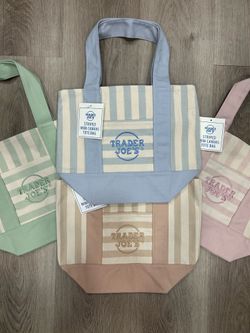 Trader Joe's 2026 Striped Mini Tote Bag