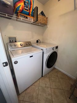 LG Dryer + Maytag Washer –