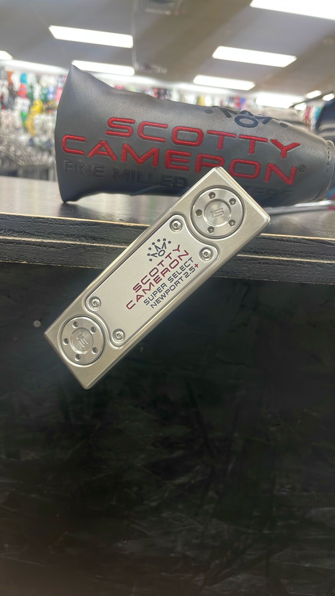 Scotty-Cameron-Super-Select-Newport-2.5-Plus-Putter-34"-Inch-Right-Hand-w/Headcover