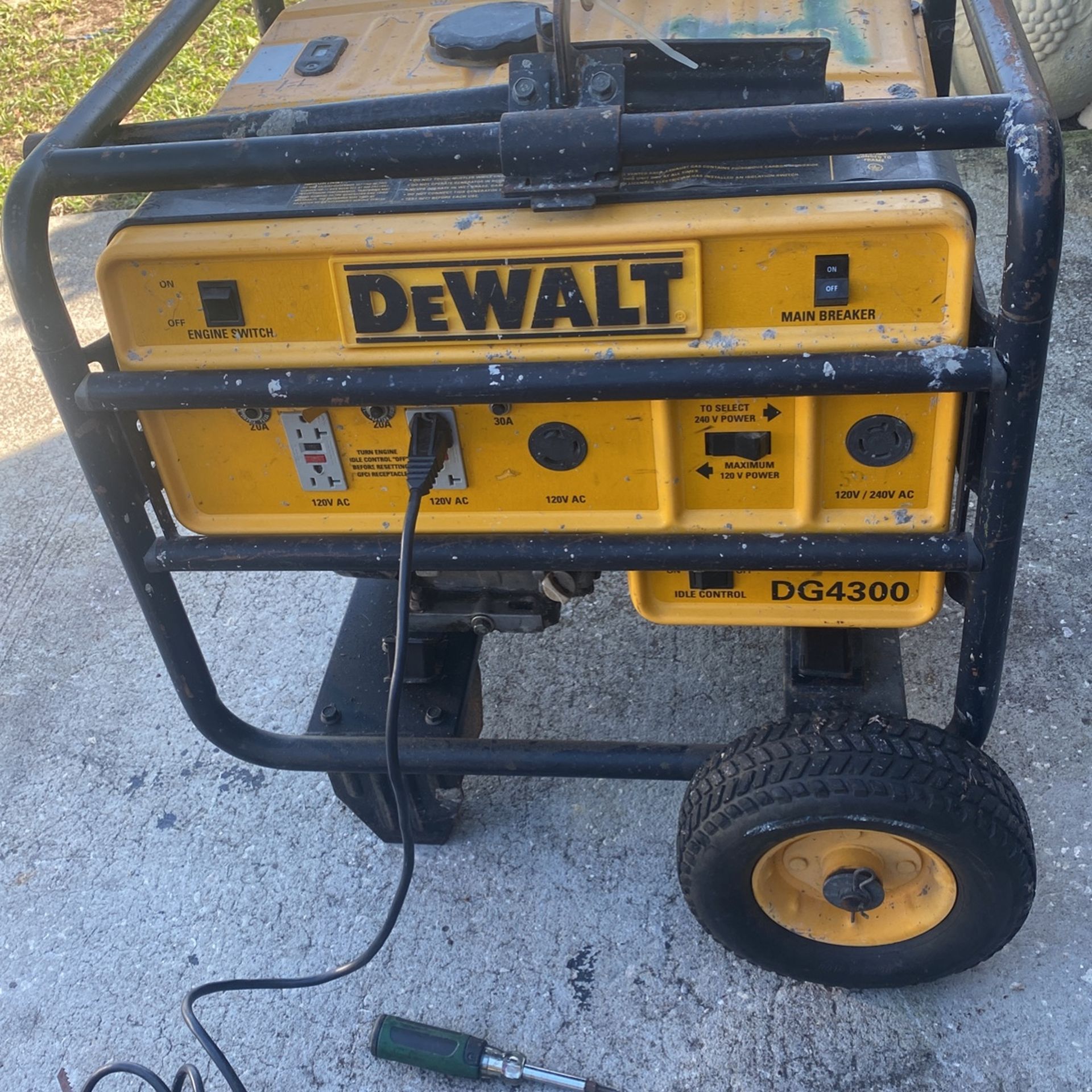 DeWalt Generator Model# DG4300