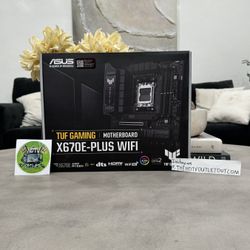 Asus TUF Gaming X670e Plus WiFi AM5 And Ryzen 7000 Series ATX Motherboard 