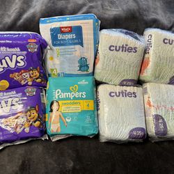 Diapers Lot Size 4