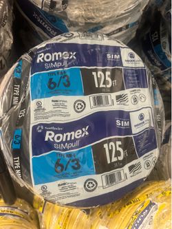 6/3 Romex NM-B Copper Wire 125FT