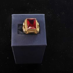 Men's Ring - Yellow Gold 10k (.417) 5.3 grams Size 9