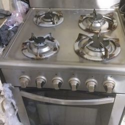 Stainless Steal Gas 4 Burner Small Stove 