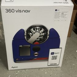 Dyson 360 VisNav Robot Vacuum: Cordless, HEPA Filter, Multi-Surface, Lithium Battery, 3 Speeds, Purple