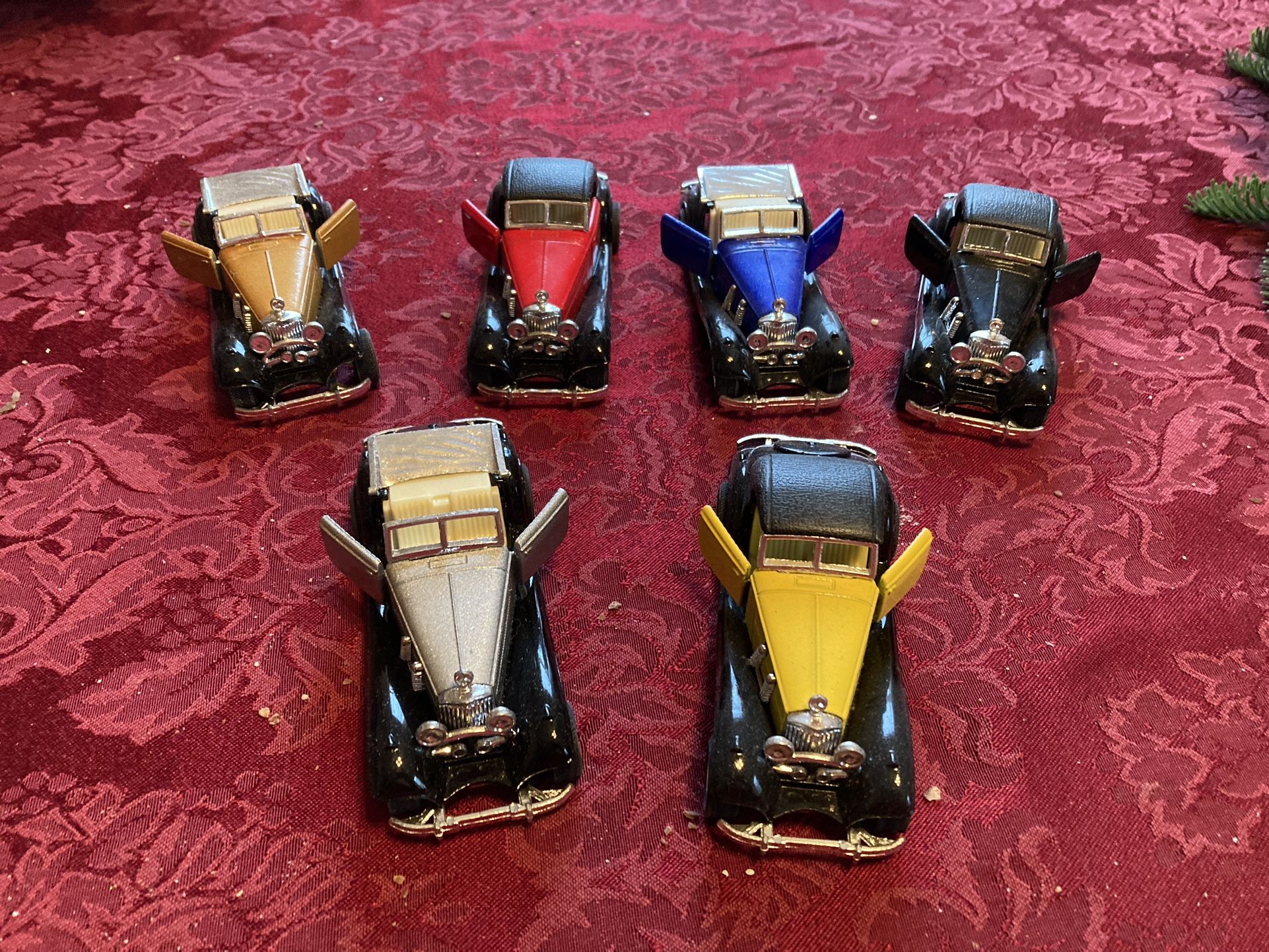 Antique Classic Diecast Cars (Set Of 6)