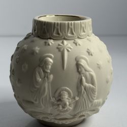 Lenox Ornamental Glow Nativity Christmas Candle Holder Votive 