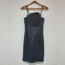 NWT Vero Moda black dress with pleated top size 32 