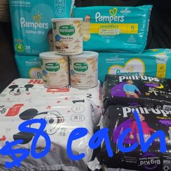 Baby Items Bundle Diapers/ Wipes/ Infant Needs