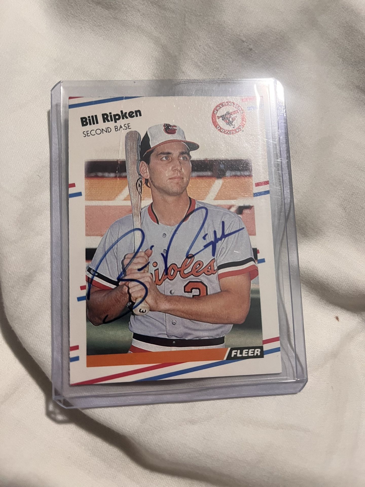 Bill Ripken 1988 Fleer 569 Auto