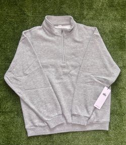 Alo Yoga Quarter Zip Grey