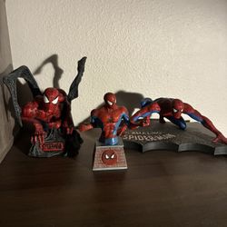 Spider-Man Statue Lot