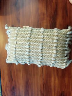 Detailed Neutral lumbar pillow $18