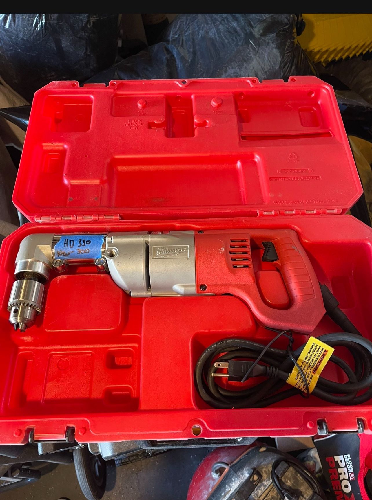 Right Angle Drill Miliwakee Drill Kit