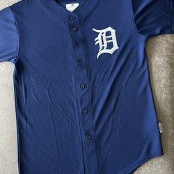 Like New Majestic Detroit Tigers Baseball Kids Jersey 
