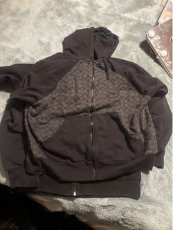 Coach Zip-Up Hoodie – Authentic – Size L – Great Condition
