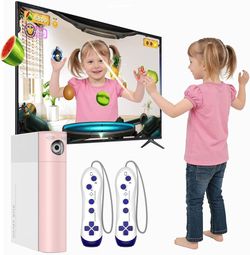 Brand new in box AR Motion Gaming Console for Kids - Plug & Play Video Games-White&Pink AR Augmented Reality，Adjustable Camera，Motion & Button Games，P