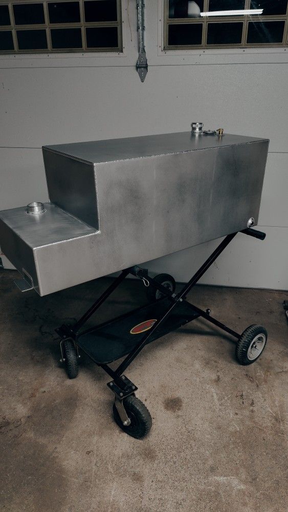 Aluminum Fuel Transfer Tank 62 Gallons Custom Build