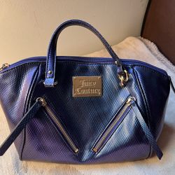 Juicy Couture Bag Metallic Blue 